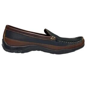 EUC - Allen Edmonds Boulder Venetian Black & Brown Leather Driving Loafer